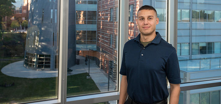 Portrait of student